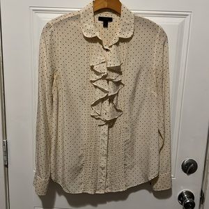 J.Crew Size 6 Women’s Ruffle Shirt